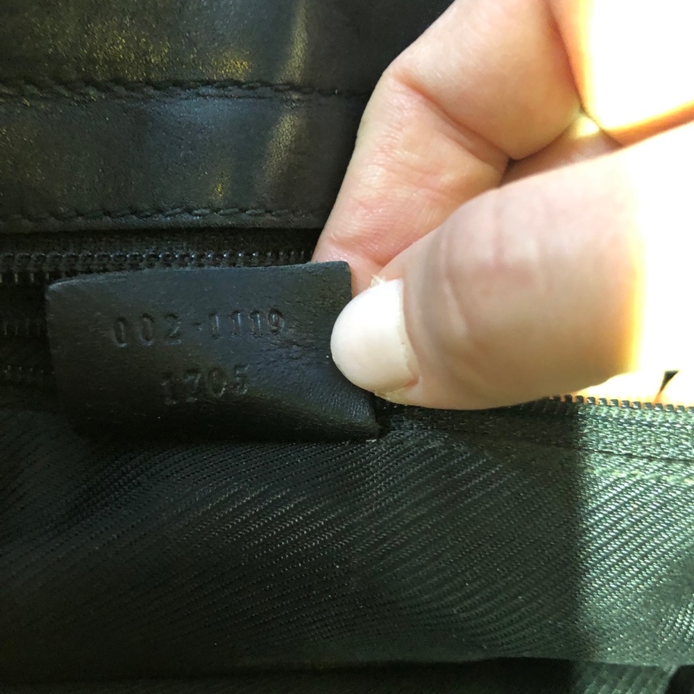 Gucci canvas/leather vintage monogrammed tote - Picture 4 of 6